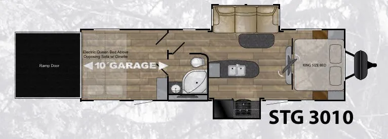 Cruiser RV Stryker STG 3010 floor plan