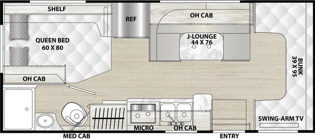 2025 Coachmen Cross Trail XL 22XG floor plan