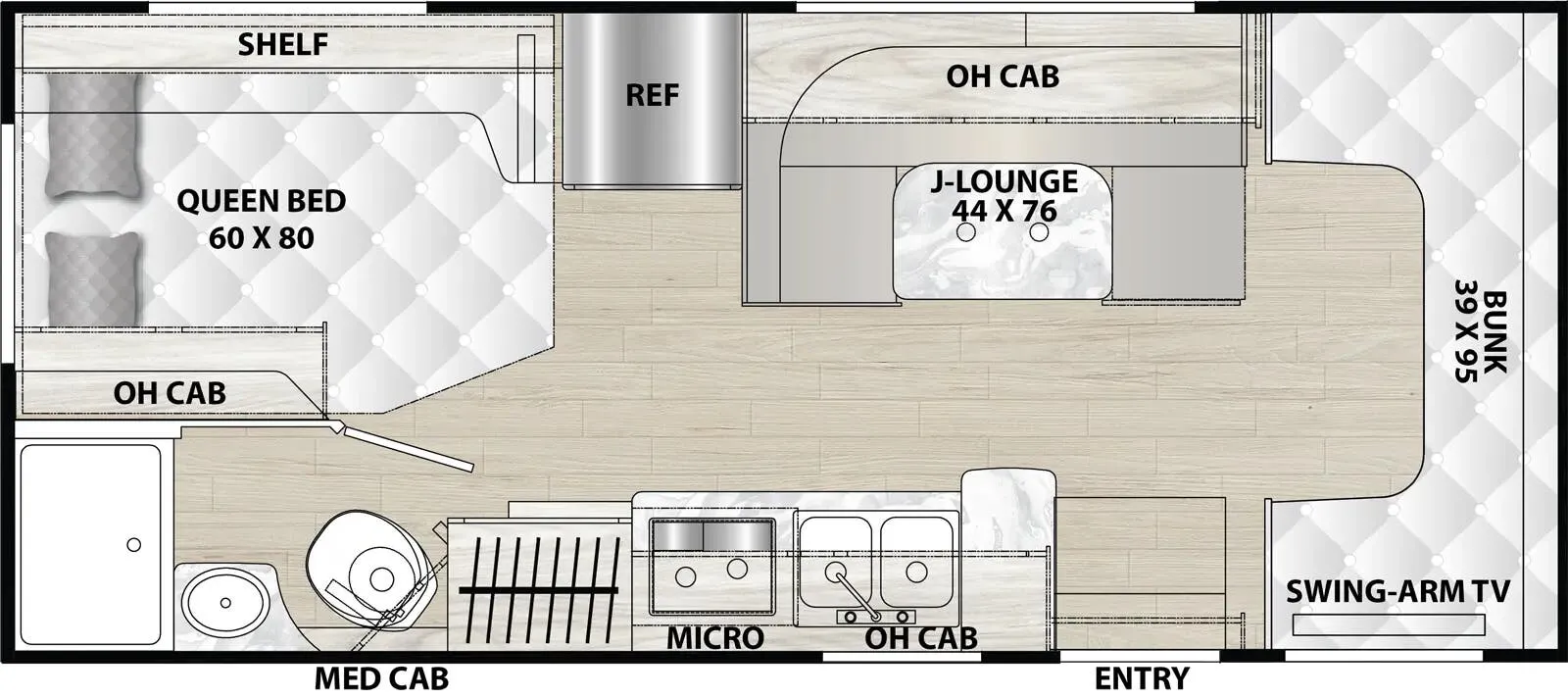 Coachmen Cross Trail XL 22XG floor plan