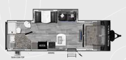 Heartland North Trail 26BHSS floor plan