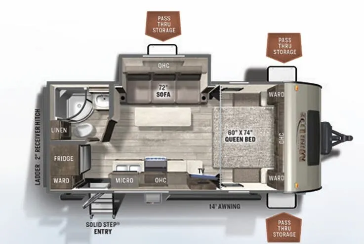 Forest River Rockwood Mini Lite 2109S exterior
