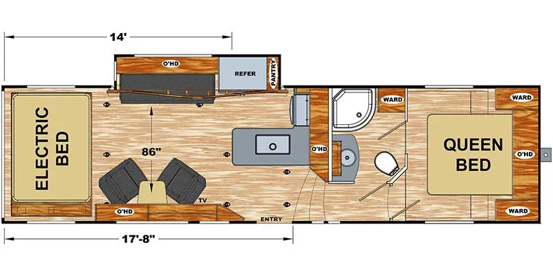 Eclipse Stellar 28SKS floor plan