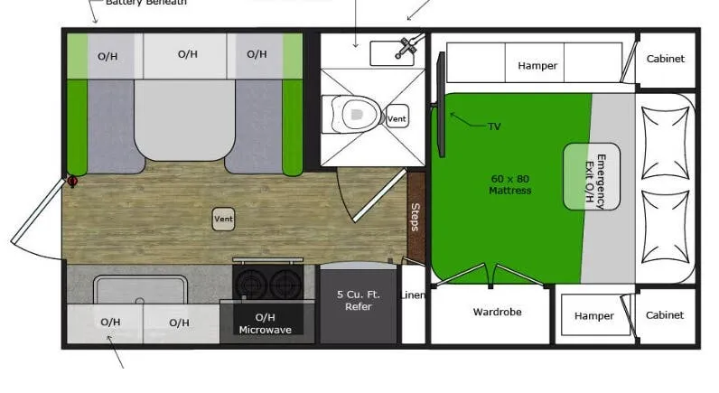 Rugged Mountain Granite 9RL floor plan
