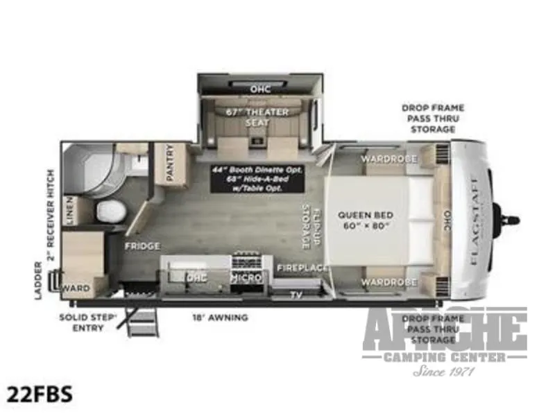 2026 Forest River Flagstaff Micro Lite 22FBS - Photo 3