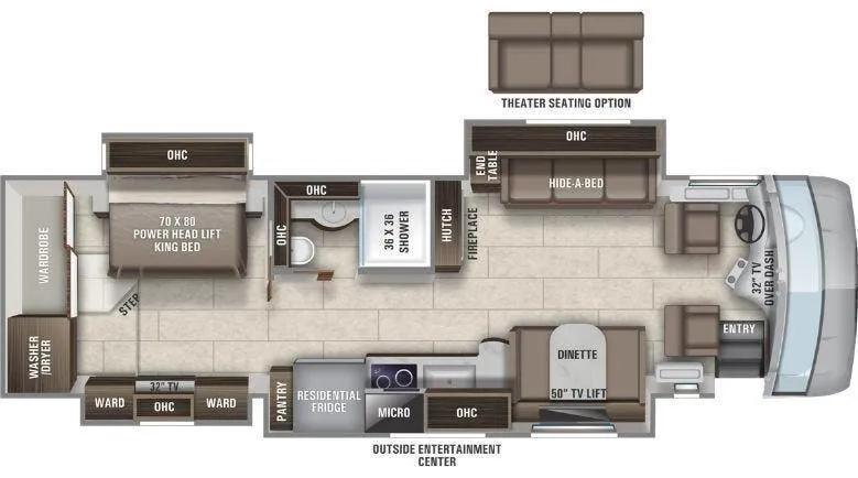 Entegra Coach Reatta XL 37K floor plan