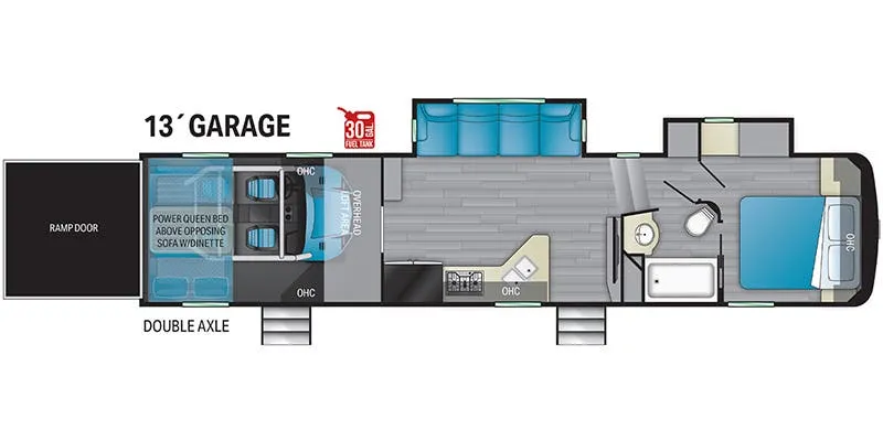 Heartland Gravity GR 3340 floor plan