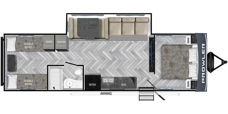 Heartland Prowler 302BHX floor plan