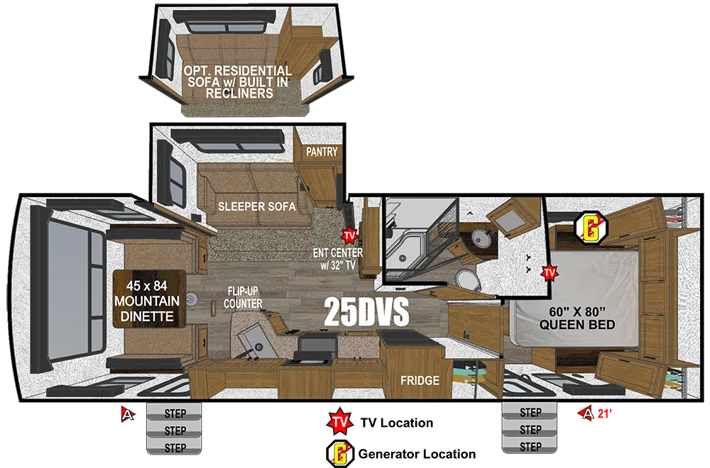 2026 Outdoors Rv MTN TRX 25DVS T - Photo 3