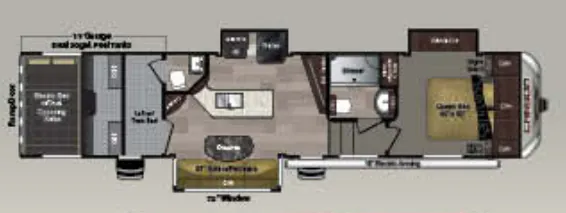 Keystone Carbon 357 floor plan