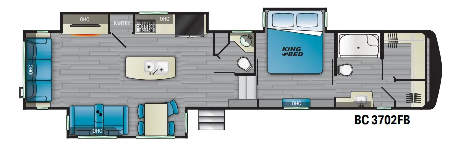 Heartland Big Country 3702FB floor plan