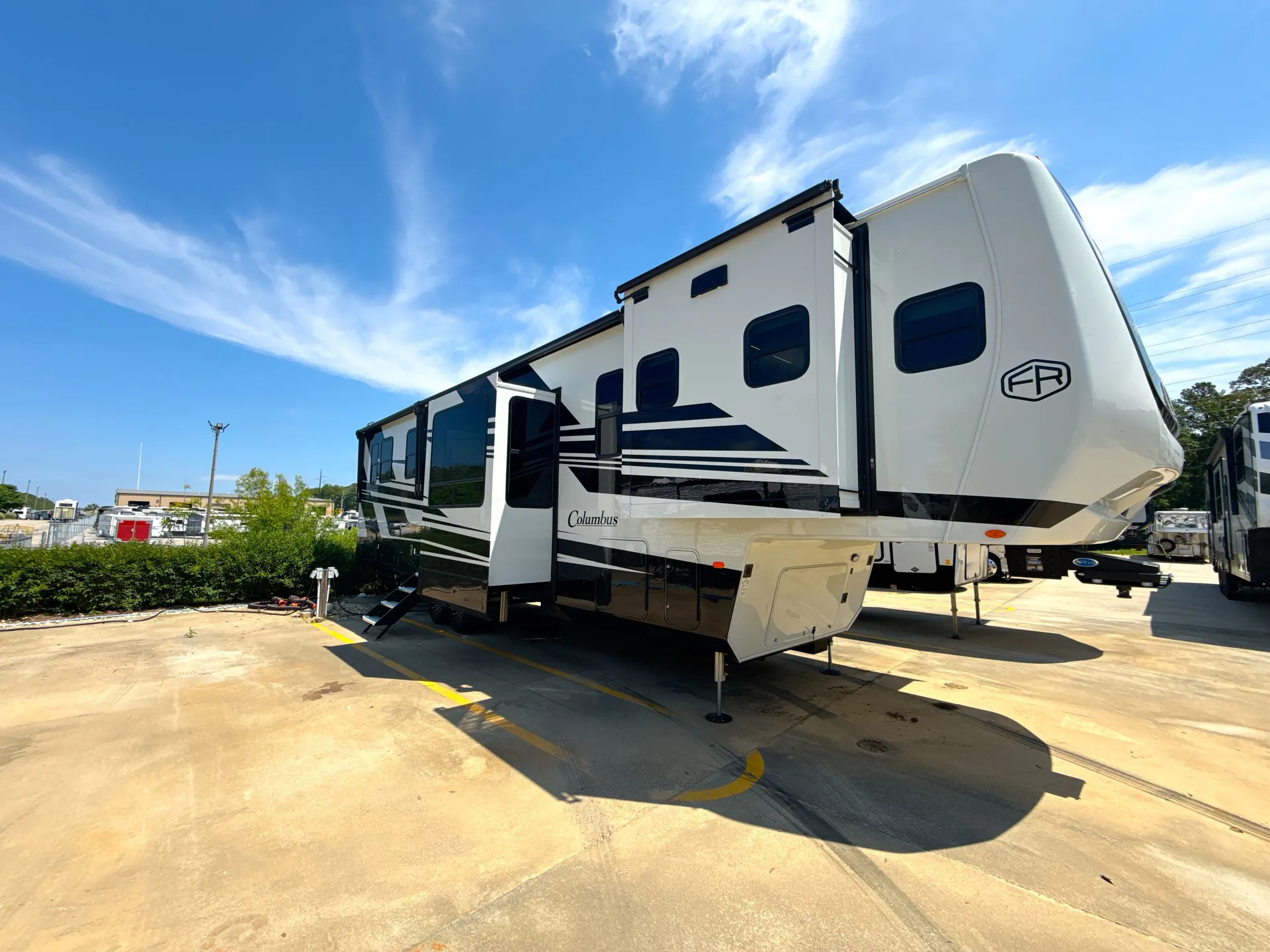 2026 Forest River Columbus 388FKH — campside