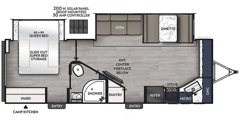 2025 Coachmen Apex Ultra-Lite 243FKS - Floor plan