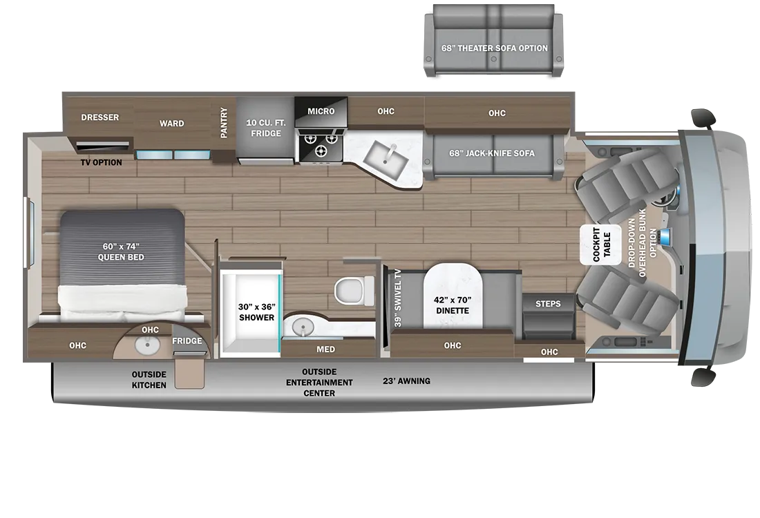 2025 Entegra Coach Vision 29S - Floor plan