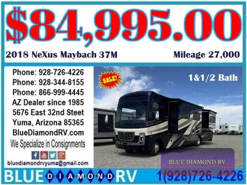 2018 NeXus RV Maybach 37M - Main photo