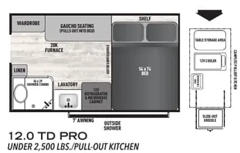 2023 Coachmen Clipper PRO - Floor plan