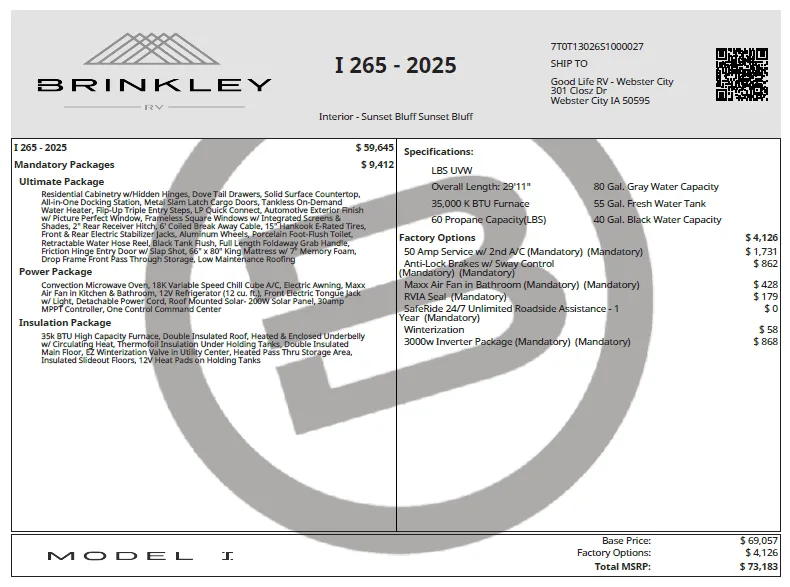 2025 Brinkley Model I 265 - Photo 3