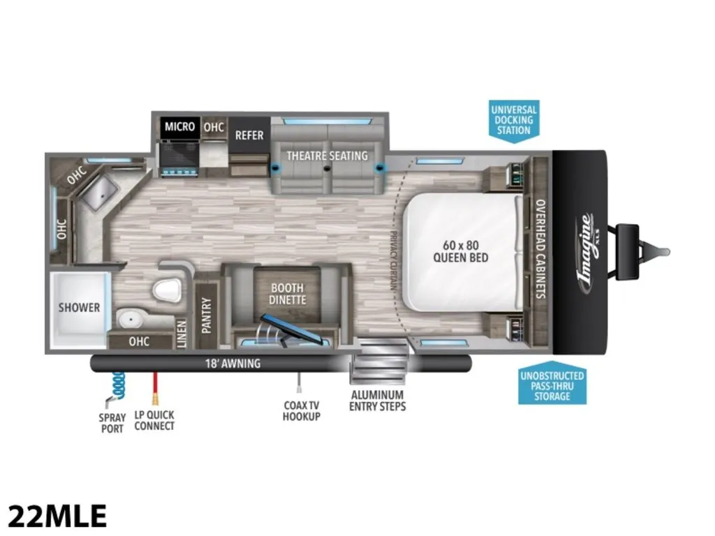 2022 Grand Design Imagine XLS 22MLE - Photo 3