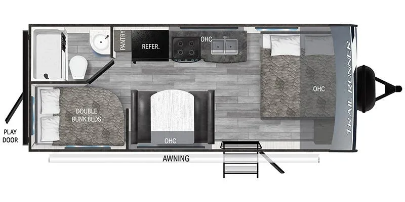 Heartland Trail Runner TR 199 BHSS floor plan