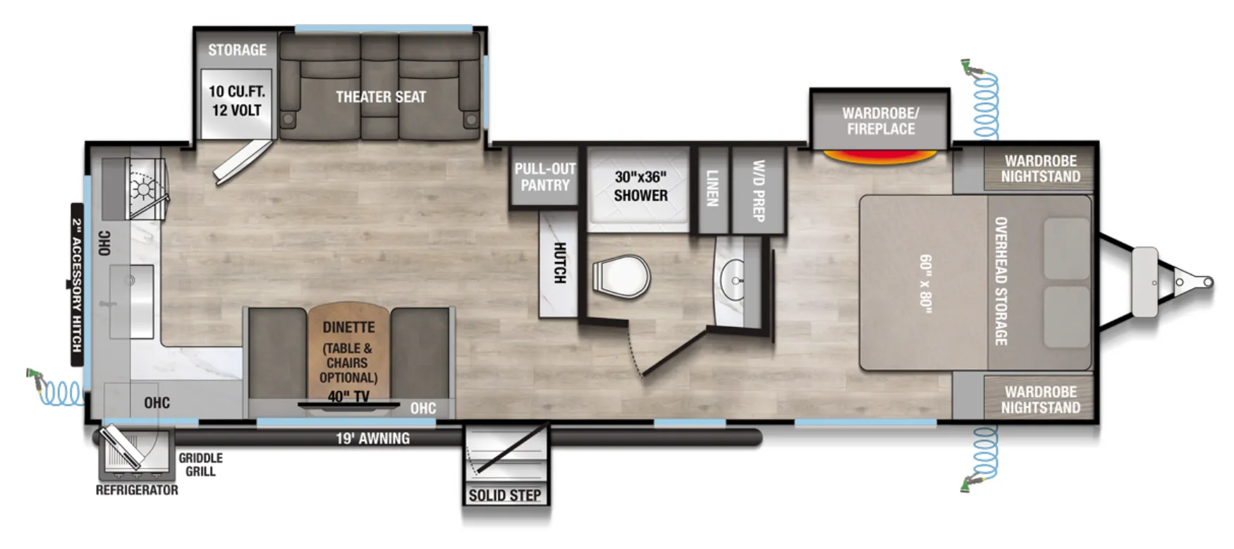 2026 Alliance RV Delta 274RKW - Floor plan