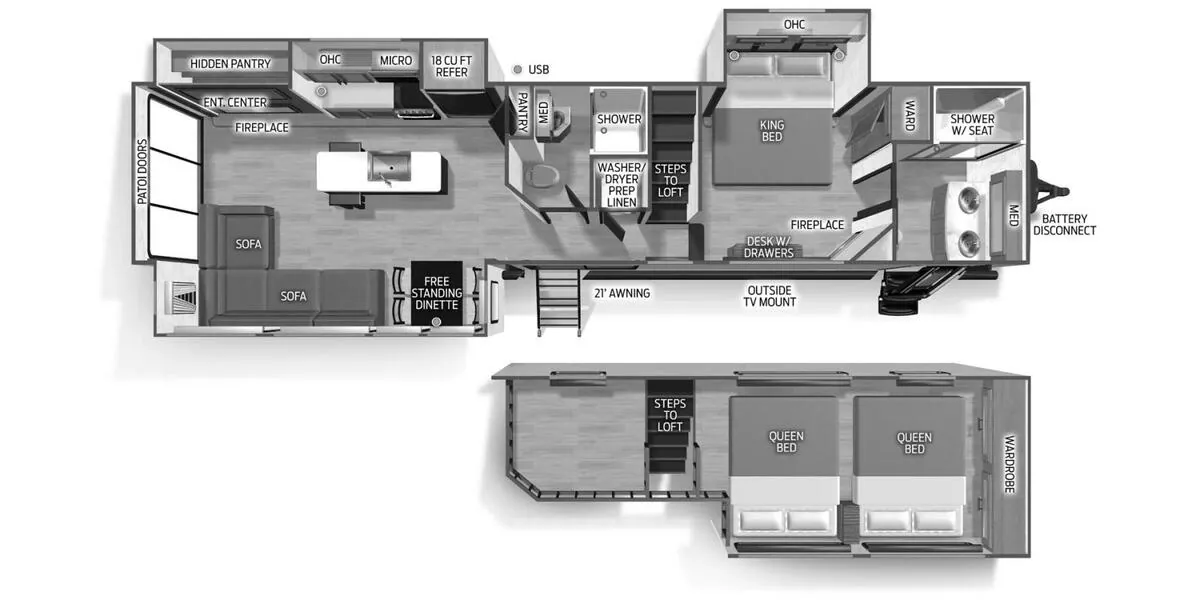 2027 Forest River Cherokee Timberwolf 39JM - Photo 3