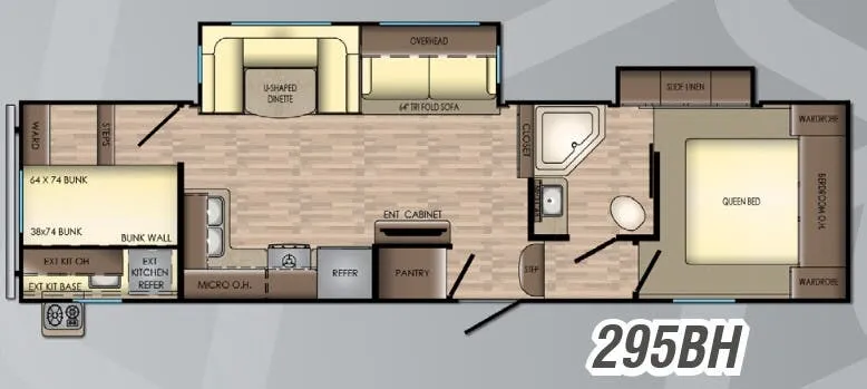 CrossRoads Volante 295BH floor plan
