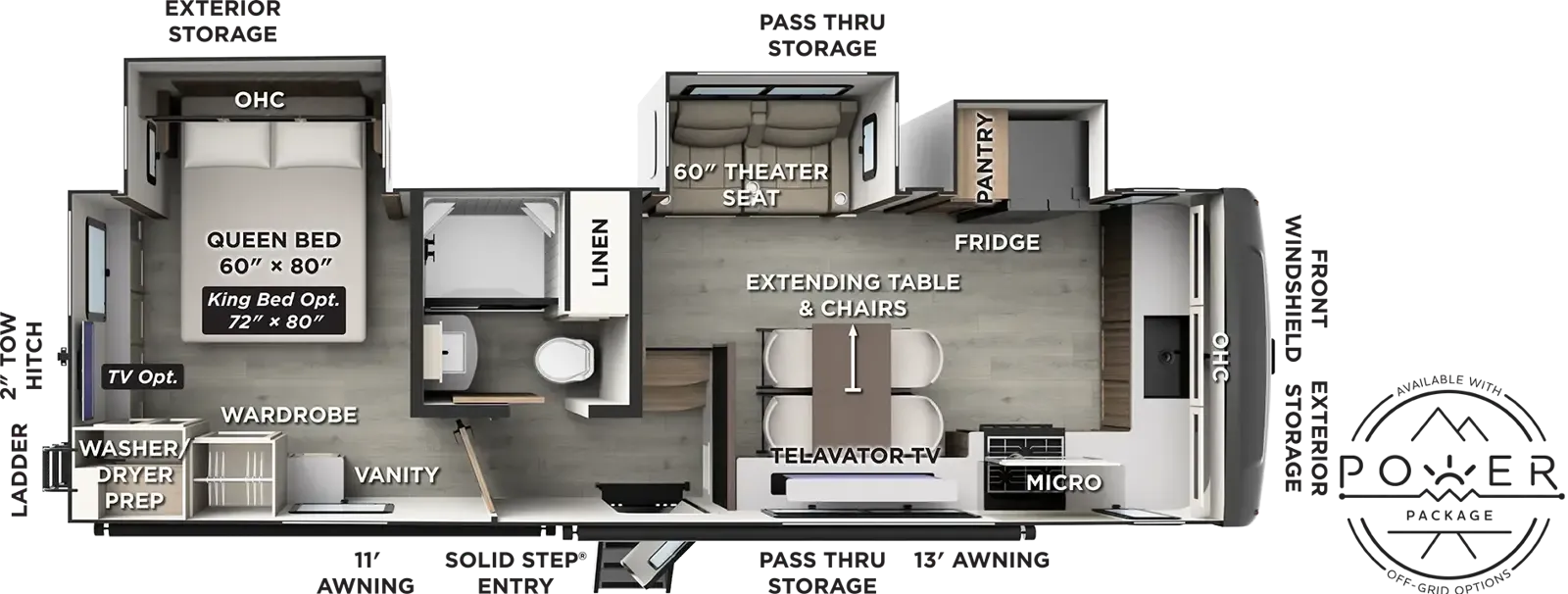 2027 Forest River Flagstaff Classic 290CFK - Floor plan