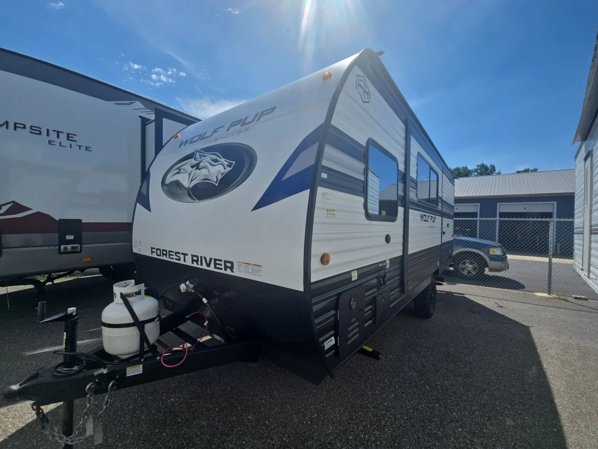 2027 Forest River Cherokee Wolf Pup 17JW — campside