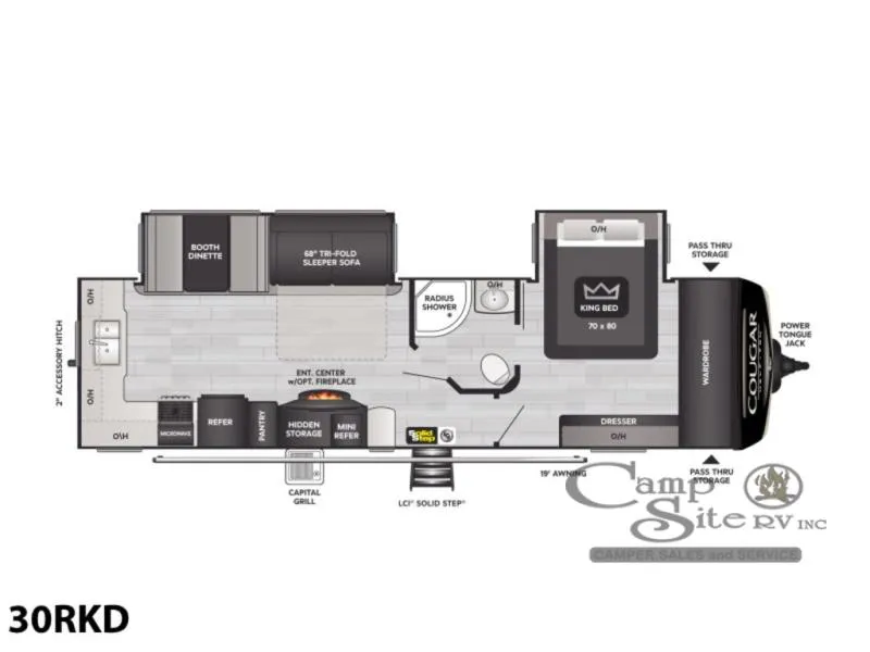 2022 Keystone RV Cougar Half-Ton 30RKD - Photo 3