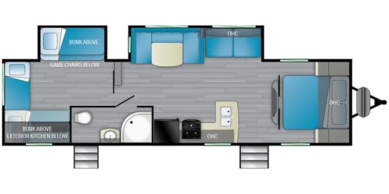 Heartland Trail Runner TR 325 ODK floor plan