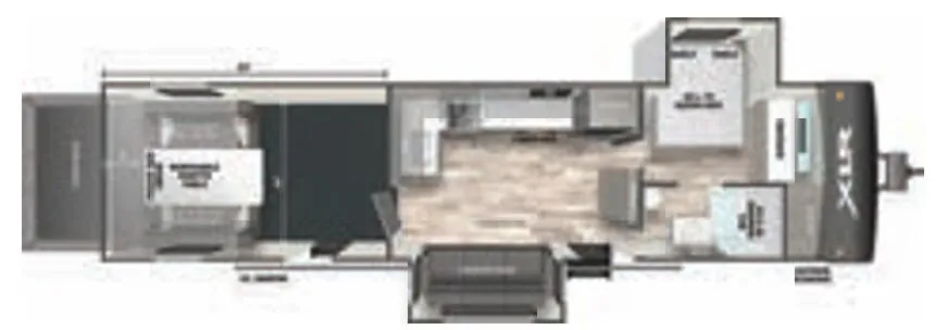 Forest River XLR Boost 29XLRX floor plan