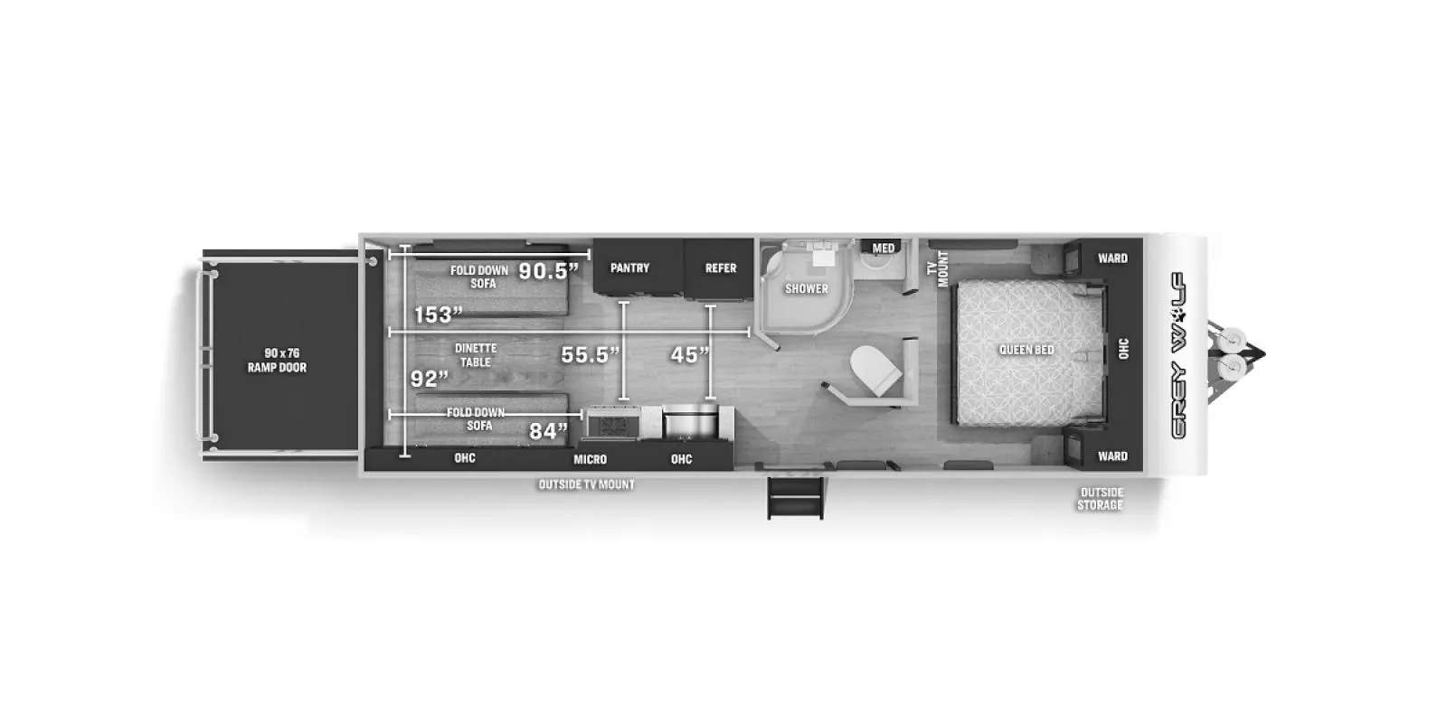 2021 Forest River Cherokee Grey Wolf 22RR - Photo 3