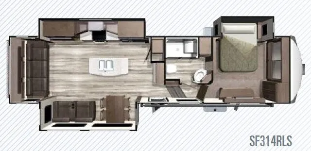 Highland Ridge Silverstar SF314RLS exterior