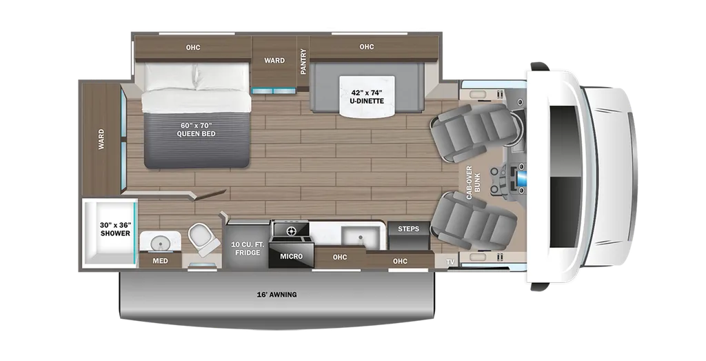 2026 Jayco Redhawk 24B floor plan