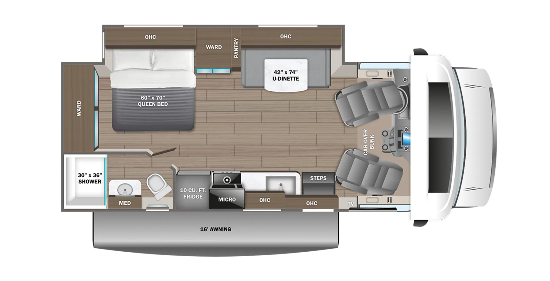 2026 Jayco Redhawk 24B - Floor plan