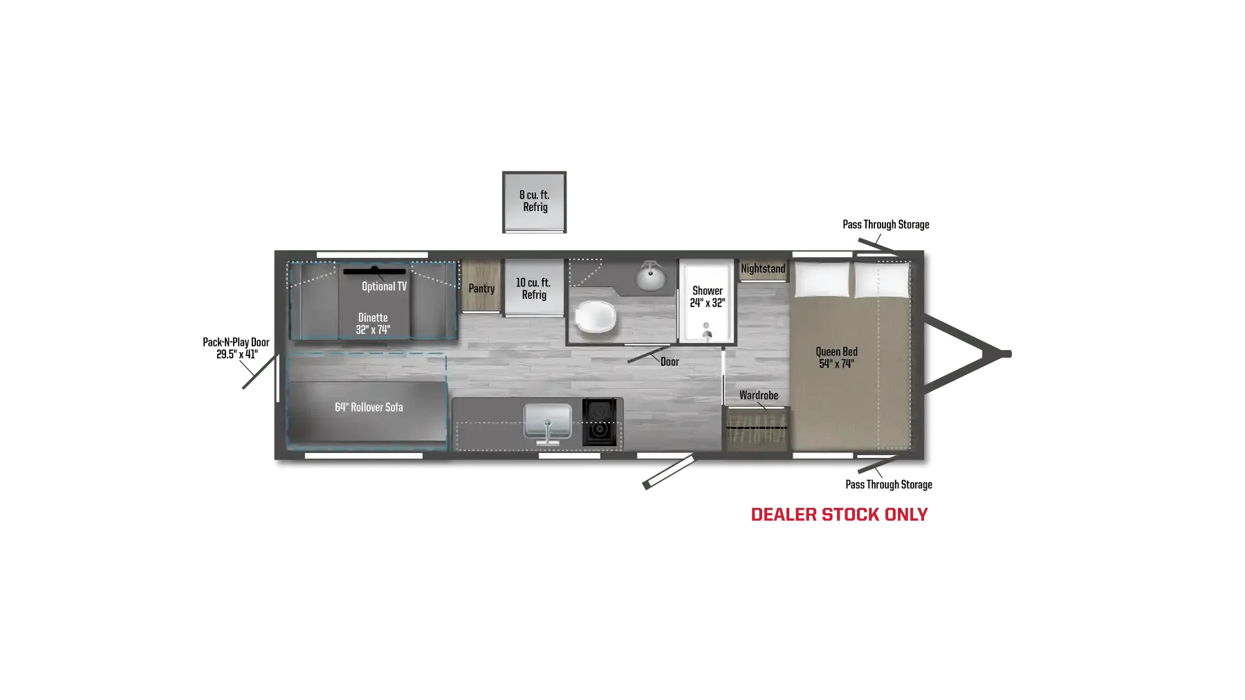 Winnebago M-Series 2225MK floor plan