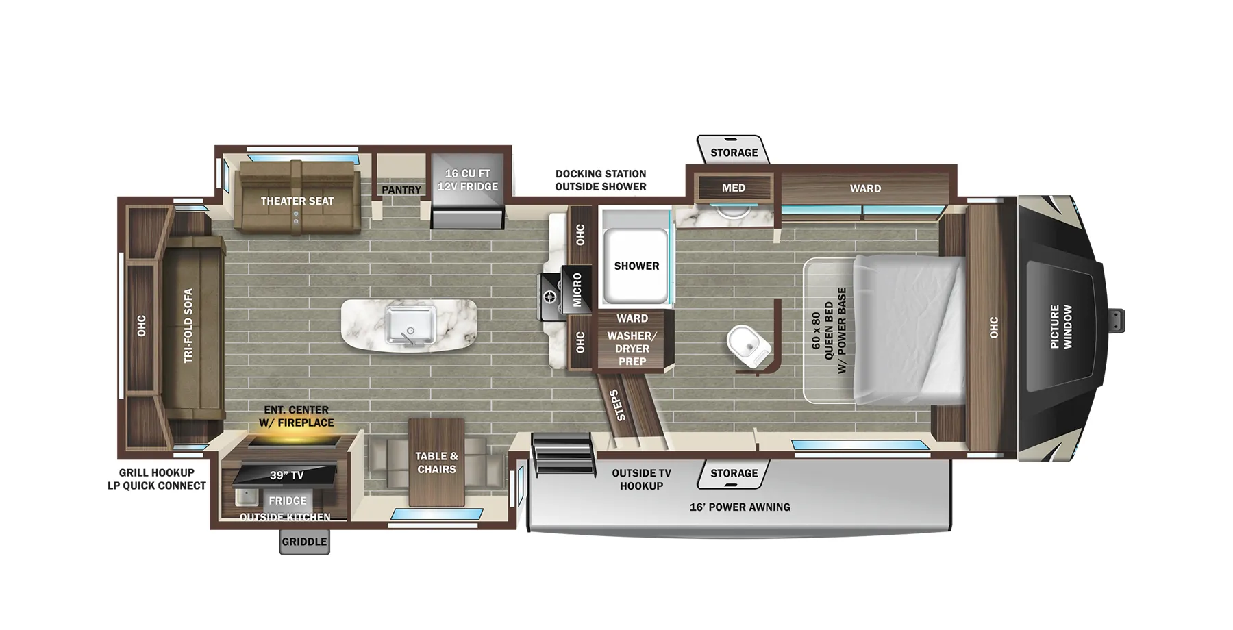 Starcraft GSL 264RLS floor plan