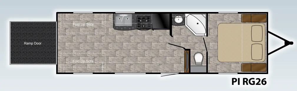Heartland Pioneer RG26 floor plan