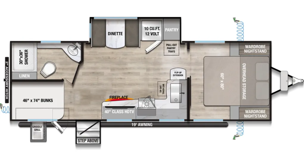 2025 Alliance RV Delta BH241 floor plan