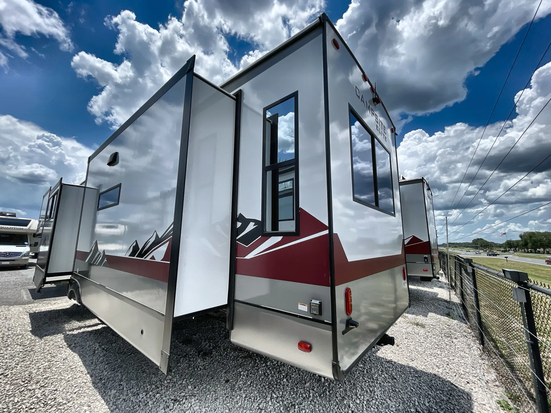 2027 Forest River Campsite Elite 36RF — off campside