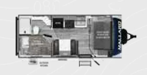 Heartland Mallard T180BH floor plan