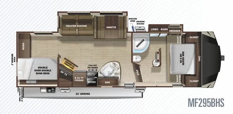 Highland Ridge Mesa Ridge Limited MF295BHS exterior