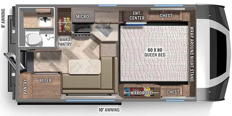Palomino Real-Lite HS-1910 floor plan