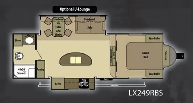Highland Ridge Open Range Light LX249RBS floor plan