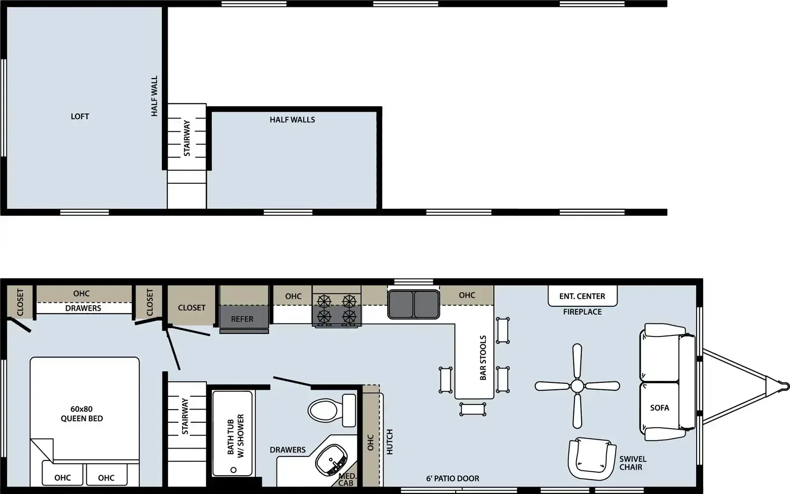 Forest River Quailridge Summit 39FLSK-S floor plan