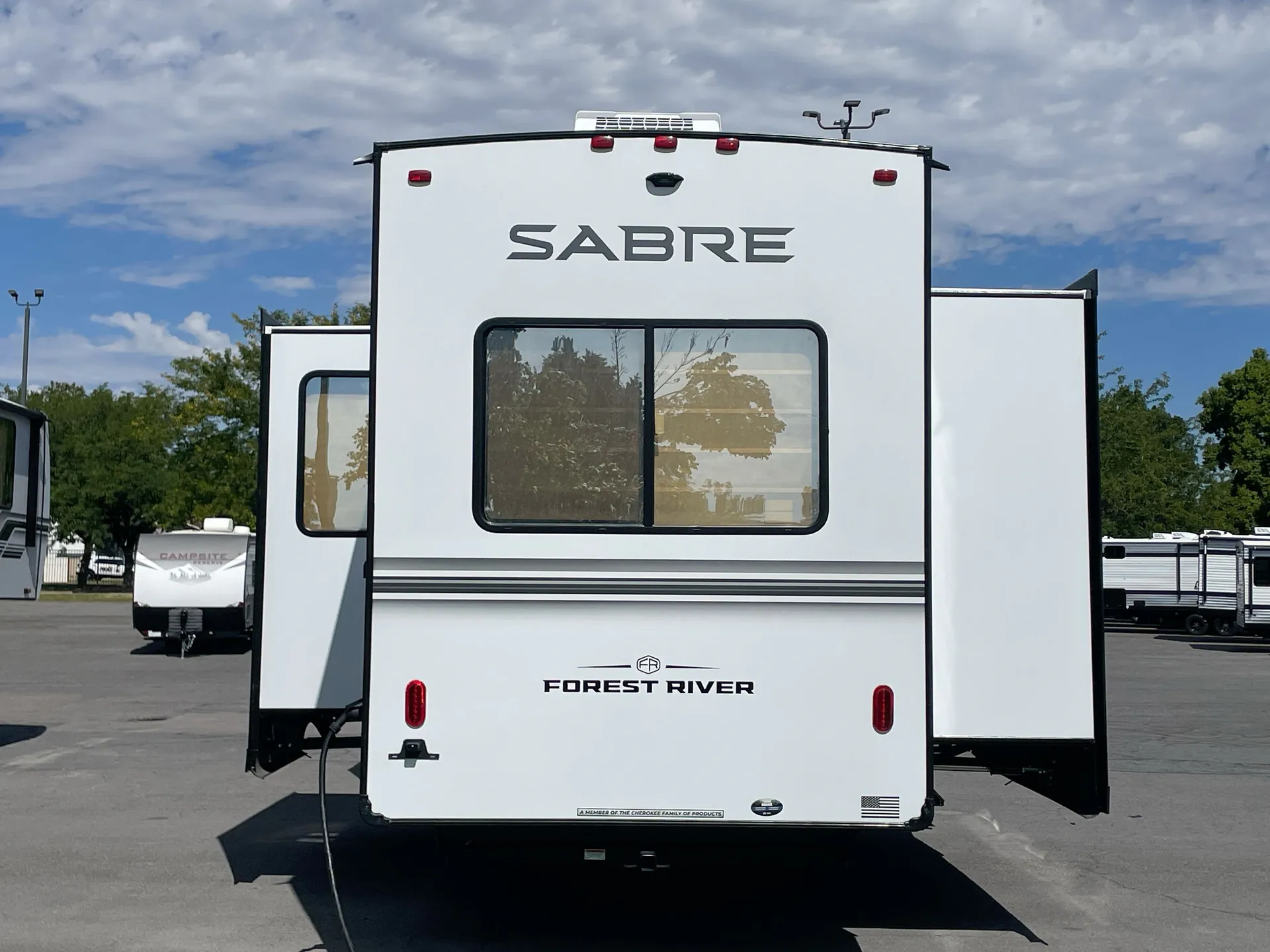 2027 Forest River Sabre 36EST — backside