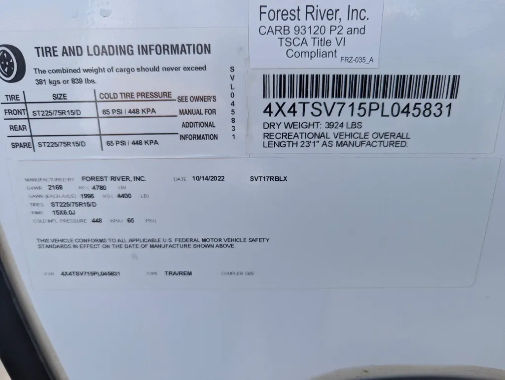 2023 Forest River Surveyor Legend X 17RBLX, Photos photo 7