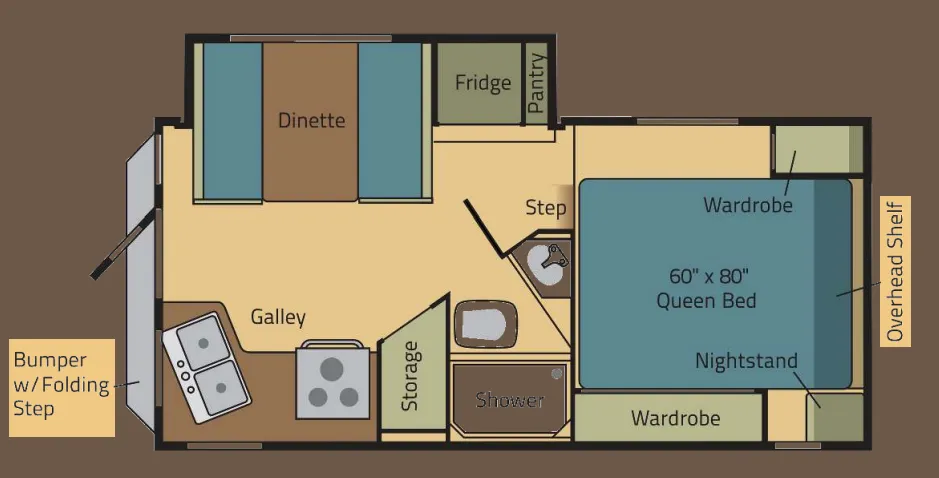 Adventurer Eagle Cap 995 floor plan