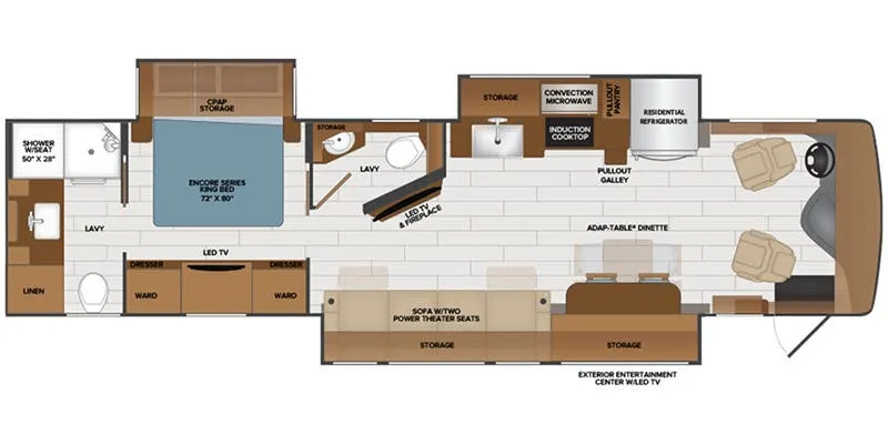 2024 Fleetwood Frontier 36SS - Floor plan