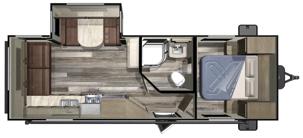 Starcraft Launch 24RLS floor plan