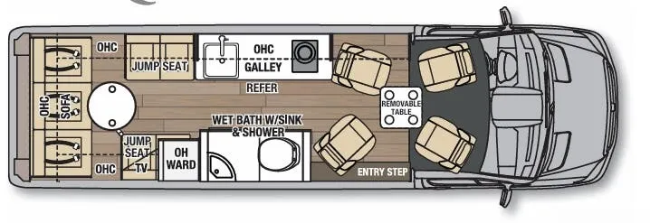Coachmen Galleria 24Q floor plan